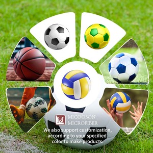 Cuir <span class=keywords><strong>synthétique</strong></span> en microfibre Ripstop écologique pour le volley-ball, le football, tissu en similicuir Rexine gaufré durable pour ballon - Product Image 3