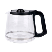 Pièces de Machine à café infusée à froid Carafe à café en verre de remplacement Pot à café en verre à couvercle