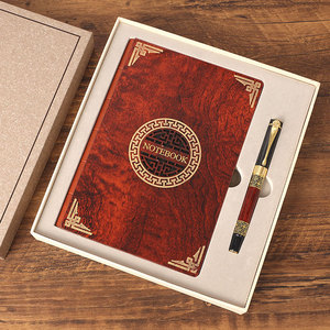 High-end Fashion Custom Logo Business A5 Stainless Steel Notebook Gift Box Sets Corporate Meeting Sets Thanksgiving Gift Sets - Product Image 2
