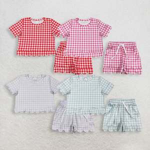 Ensemble pour bébés garçons, chemise marine à manches courtes, poches imprimées, short, ensemble du 4 juillet - Product Image 3