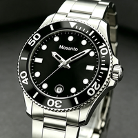 Montre de Plongée Sportive de Luxe pour Femme, Étanche 300M, Quartz, Acier Inoxydable, 36mm, Aiguille ETA, Tendance