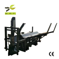 Fendeuse de bois hydraulique montée sur chargeuse compacte de 450 mm avec élévateur de bûches, cale à 6 voies et surveillance à distance