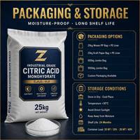 Acide citrique monohydraté industriel pour additif retardateur de durcissement du béton