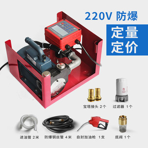 Bomba Dosificadora de Combustible Pequeña de Alto Flujo 220V/24V/12V con Medición Electrónica a Prueba de Explosiones para Gasolina y Diésel para Máquinas de Llenado - Product Image 3