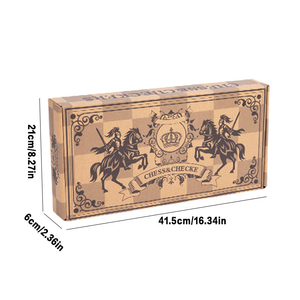 High End Portable Wooden <strong>Chess</strong> Set <strong>Board</strong> Game International <strong>Chess</strong> With Storage Box Chitu CT Model - Product Image 6