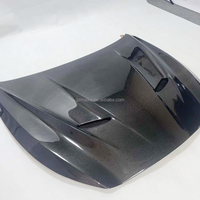Capot de couverture de moteur en fibre de carbone Q50 pour Infiniti Q50 2014 +