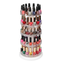 Support rotatif pour vernis à ongles en acrylique, présentoir tournant
