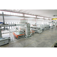 Ligne de travail du bois automatique MDF panneaux de particules Machine de presse à chaud mélamine papier plastifieuse Cycle court pressage thermique huile chauffée