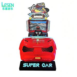 Machine de jeu d'arcade de course automobile simulateur vidéo à monnayeur, modèle Outrun, avec vidéo HD de course rapide, en promotion - Product Image 2