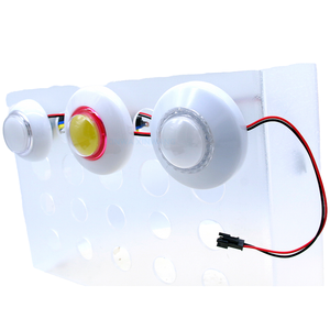 Phong cách mới 60 mét RGB LED push button đầy màu sắc nấm Shape <span class=keywords><strong>Arcade</strong></span> trò chơi điều khiển cho Đồng tiền hoạt động trò chơi - Product Image 2