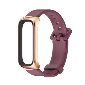 Mijobs เคสโลหะซิลิโคนสายนาฬิกาสำหรับ Samsung Galaxy Fit 2 <span class=keywords><strong>R220</strong></span> <span class=keywords><strong>Sm</strong></span>-<span class=keywords><strong>R220</strong></span> smartwatch Accessories - Product Image 5