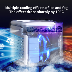 Nuevo Enfriador de Ambiente Evaporativo Portátil <span class=keywords><strong>4</strong></span> en 1 para el Verano 2023, Ventilador con 3 Velocidades de Viento, Aire Acondicionado Pequeño - Product Image 4