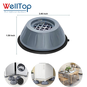 Nouveautés WELLTOP : Accessoires de mobilier, patins et coupelles anti-vibration <span class=keywords><strong>pour</strong></span> pieds de meubles, lave-linge, lit et canapé - Product Image 2