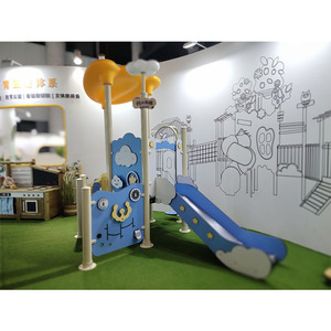 Équipement de terrain de jeux extérieur commercial, ensembles de toboggans durables en HPL pour les parcs pour enfants, les garderies - Product Image 6