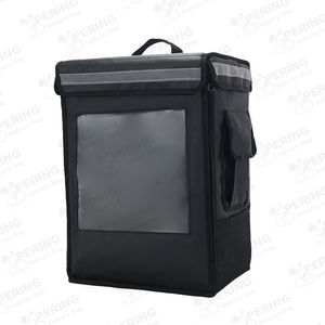 Bolsa de entrega de comida con pantalla Led de publicidad inteligente escalable a prueba de agua para motocicleta, <span class=keywords><strong>mochila</strong></span> congelada de papel de aluminio, <span class=keywords><strong>mochila</strong></span> Usb - Product Image 4