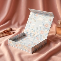 Boîte cadeau rigide en carton de luxe sur mesure pour flacons de sérum, parfum, lotion, bougies, portefeuilles, avec doublure en éponge