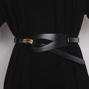 <span class=keywords><strong>Vestidos</strong></span> decorativos para mujer, fajas con cinturón exterior, accesorios de cintura versátiles, cinturón ancho, faldas - Product Image 3