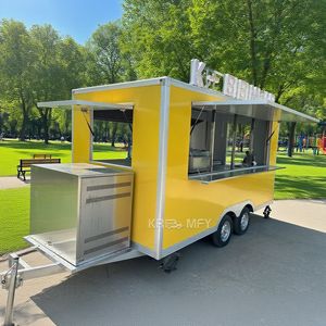 Camion de restauration professionnel entièrement équipé, camion de boissons, camion de hot-dogs, chariot de nourriture de rue, remorque de boulangerie - Product Image 4