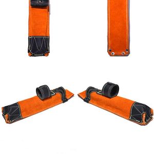 Wholesale Premium Quality Leather Welding Electrode Bag Double Tiers for Tools Promotional Offer Multi Purpose Storage Bag - Product Image 2