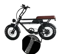 Bicicleta elétrica de alta potência, e-bike, 20 polegadas, bicicleta gorda, mountain bike, ciclo