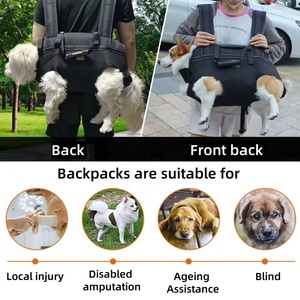 Mochila Multifuncional para Mascotas, para Motociclistas, con Doble Correa para el Hombro, Asa para Perros y Gatos, Arnés de Elevación para Perros, Producto para Mascotas para Salidas - Product Image 5
