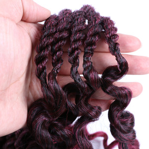 เชือกถักเปียขนาดใหญ่30เส้น,Braids เชือกเซเนกัลแบบถักเปียมีบั๊ก T1b/27เส้นผมที่ถักเปียเซเนกัลบิดแล้วมีปลายหยิก - Product Image 1