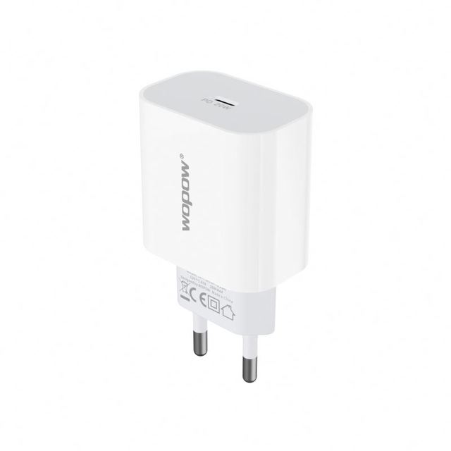 WOPOW WD03 Wholesale EU Pin Portable Smart Cell Mobile Travel Pd Wall Fast Charger 20w