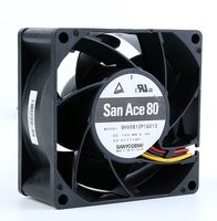 SANYO 9HV0812P1G013 DC12V 3.4A 80*80*38MM 8038 8CM Kipas Pendingin Aksial Volume Udara Besar dengan Bantalan Bola Ganda Merek Asli Baru