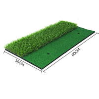 Tapis de golf vert de qualité supérieure, simulateur de gazon artificiel mélangé, tapis de frappe pour le golf, pour l'intérieur et l'extérieur