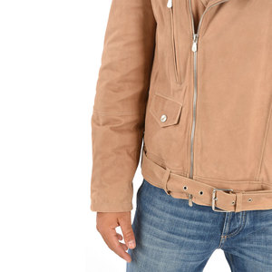 High Quality Fashion Men Genuine <b>Suede</b> Leather <b>Jacket</b> Made in Pakistan Zipper Style Regular Fit Leather <b>Jackets</b> for Mens - Product Image 3