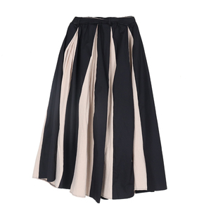 Vente chaude couleur correspondant taille haute conception a-ligne jupe femmes nouvelle petite fille jupe noire Style japonais jupe 1995 - Product Image 5
