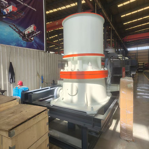 Concasseur à cône hydraulique monocylindre, équipement de construction haute rigidité pour le concassage du quartzite, marque Lian Ying - Product Image 2