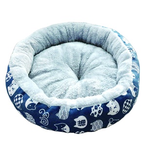 Cama para mascotas de las mejores ventas, alfombra redonda cómoda de lujo cálida y lavable - Product Image 5