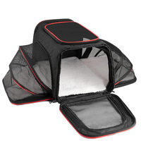 Sac de soins pour animaux de compagnie de grande capacité Durable Pet Travel Carrier Structure renforcée Pliable Pet Transport Bag For Small to Medium Dogs