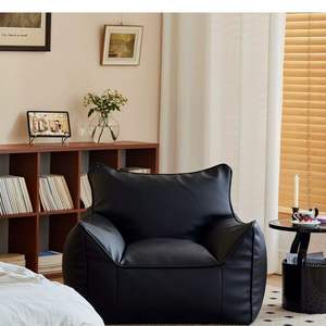 Poltrona <span class=keywords><strong>Sacco</strong></span> di Lusso Singola, Copertura per Divano Relax in <span class=keywords><strong>Ecopelle</strong></span> Scamosciata PU, <span class=keywords><strong>Pouf</strong></span> <span class=keywords><strong>Sacco</strong></span> per Camera da Letto e Soggiorno - Product Image 5