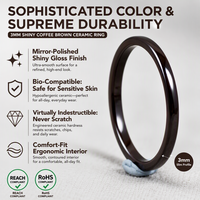 Bague classique en céramique fine de 3 mm, facettée, brillante, confortable, empilable, pour femme, à porter au quotidien, bijoux multicolores