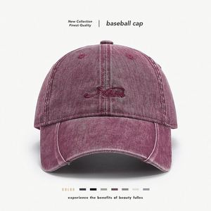 Casquette de baseball unisexe réglable en denim patchwork 6 panneaux avec broderie de lettres, 100 % coton, toutes saisons, pour les voyages en extérieur - Product Image 3