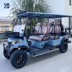 CAMP Voiture de golf <span class=keywords><strong>4</strong></span> roues <span class=keywords><strong>4</strong></span> + 2 <span class=keywords><strong>places</strong></span> à <span class=keywords><strong>prix</strong></span> réduit Voiturette de golf à batterie au lithium Buggy de golf électrique touristique - Product Image 2