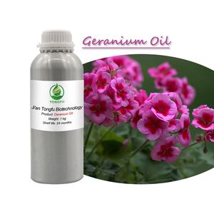Aceite esencial de geranio natural puro de calidad súper premium para difusor, masaje, sueño y perfume, función reafirmante de velas - Product Image 1