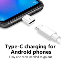 Mini Adaptador Micro USB B Macho a USB C Hembra, Conectores y Adaptadores USB-C V8 Tipo-C