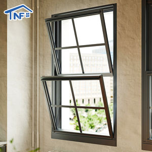 Finestra a Ghigliottina Singola in Alluminio con Certificazione NFRC Americana, Vetro LowE, Resistente agli Uragani, Finestre a Ghigliottina Doppia, Finestra Scorrevole - Product Image 2