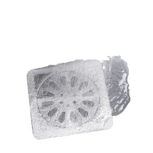 Filtro de pelo para baño, adhesivo rectangular, fácil de limpiar, malla anticolmaciones para inodoro, ducha y lavabo - Product Image 1