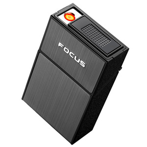 YH070 Multifunctional Cigarette Case Lighter Laser Custom Rechargeable Usb Cigarette Lighter