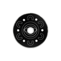 Disque CD musical imprimé style vinyle, CD noir avec impression de l'étiquette pour les sorties d'albums de style rétro