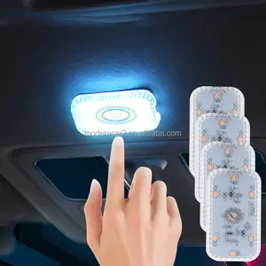 Luce interna per auto Mini Touch lampada da lettura per tetto Car Styling luce notturna ricarica USB lampada multicolore per atmosfera portatile per auto