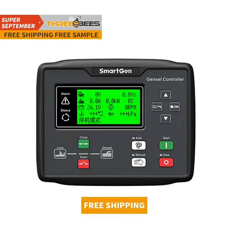 Smartgen Pengontrol Generator ATS HGM 6120 6110, Modul Panel Kontrol Mulai Genset Otomatis HGM6120 HGM6110