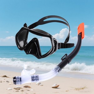 Ensemble de masque de plongée xinyixuanBlue 2 pièces, masque de plongée étanche avec tube, équipement de natation en PVC pour adultes - Product Image 6