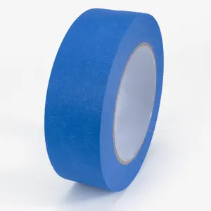 Selotip biru asli Uv 14 hari melindungi permukaan dan menghilangkan dengan mudah pita pembungkus biru untuk penggunaan dalam dan luar ruangan
