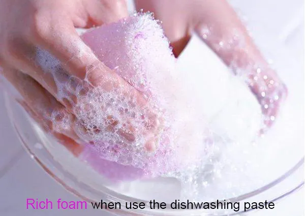 סיטונאי לשטיפת כלים להדביק חומר ניקוי לשטיפת כלים לשטוף עד עוגת מוצק סבון קרם