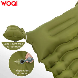 Colchoneta Inflable Woqi 200x140x6cm Verde, Colchón Doble de Inflado Rápido para Camping, Viajes y Montañismo - Product Image 3